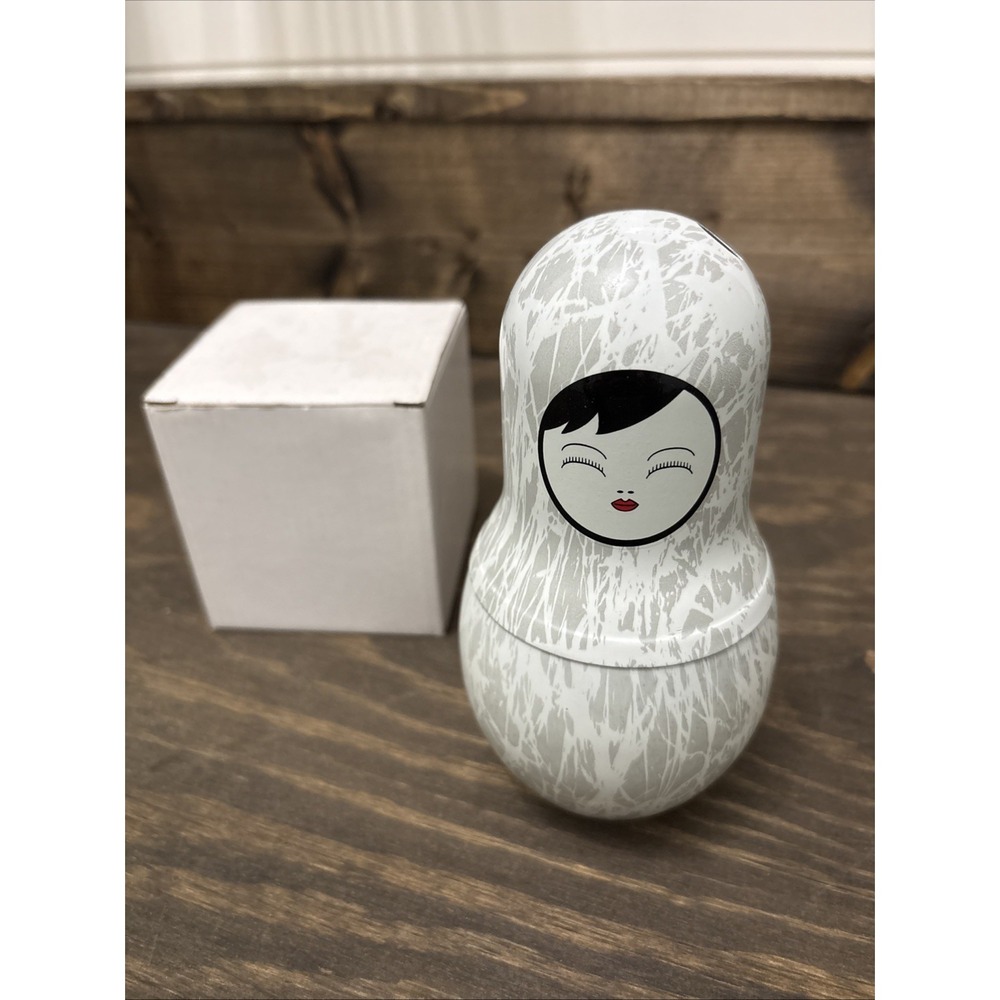 NIB Stoli Elit Vodka Liquor Matryoshka Doll 12oz Drink Container NEW